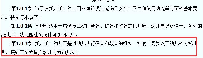 托兒所、幼兒園建筑設計規范截圖